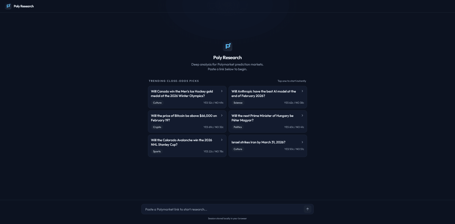 Poly Research project screenshot